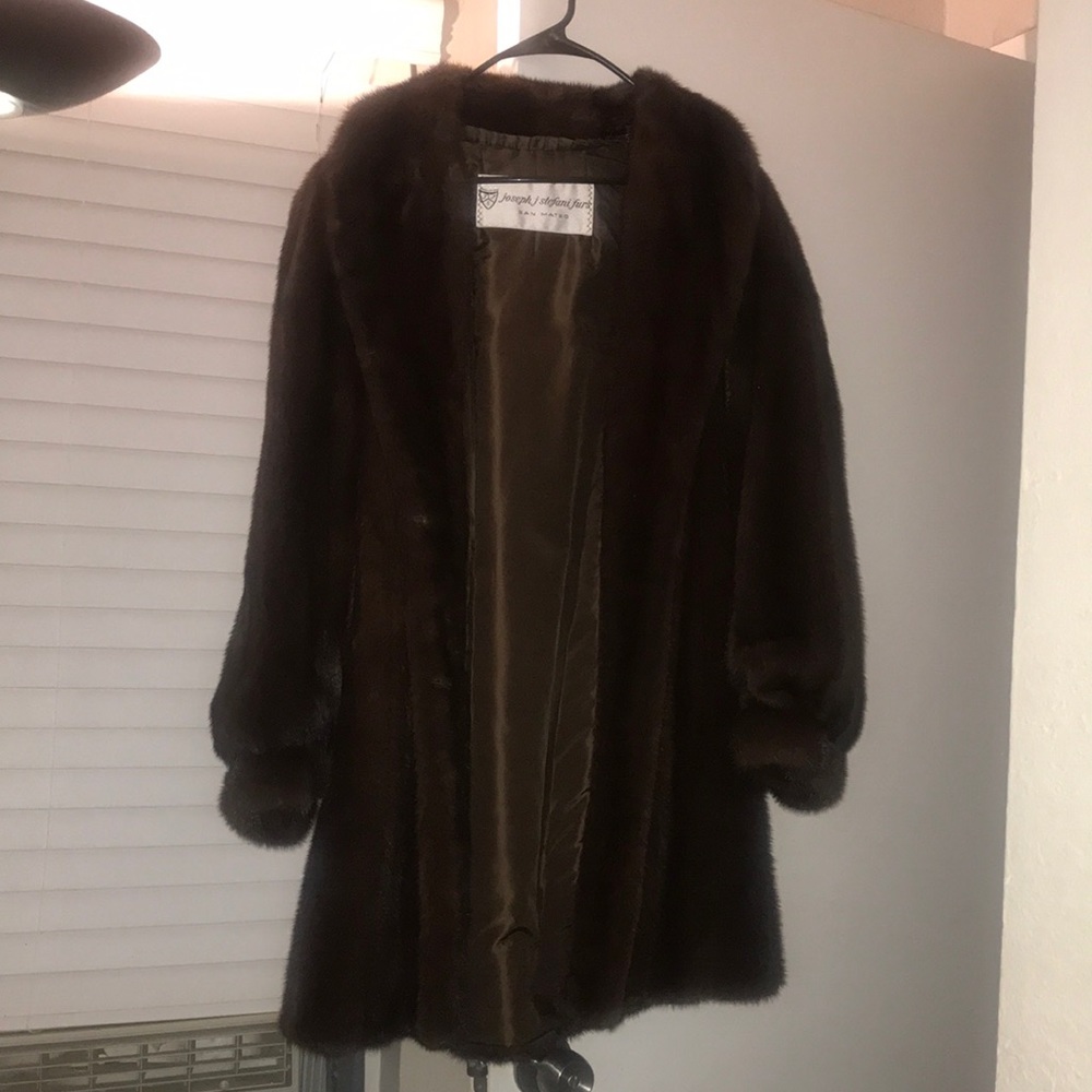 Joseph Stefani Fur Coat! Real mink.
